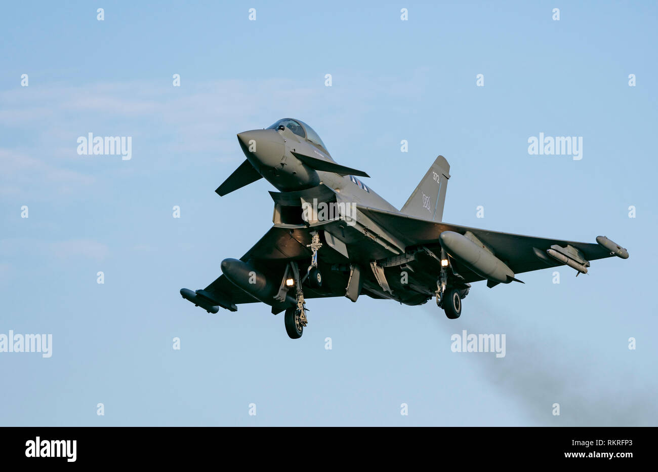 Typhoon an RAF Coninsby Stockfoto