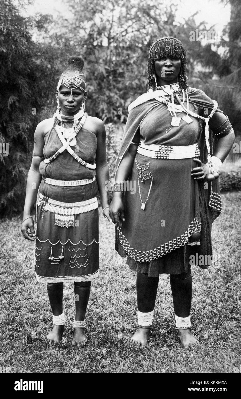 Zulu Frauen, Zululand, Südafrika, Afrika 1920 1930 Stockfoto
