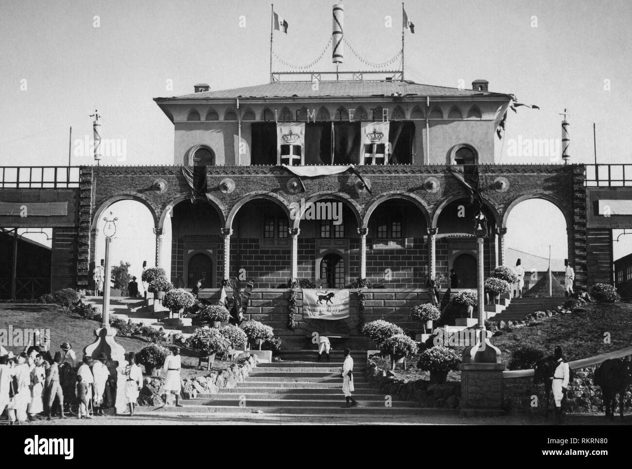 Afrika, Eritrea, Asmara, Theater, 1920-30 Stockfoto