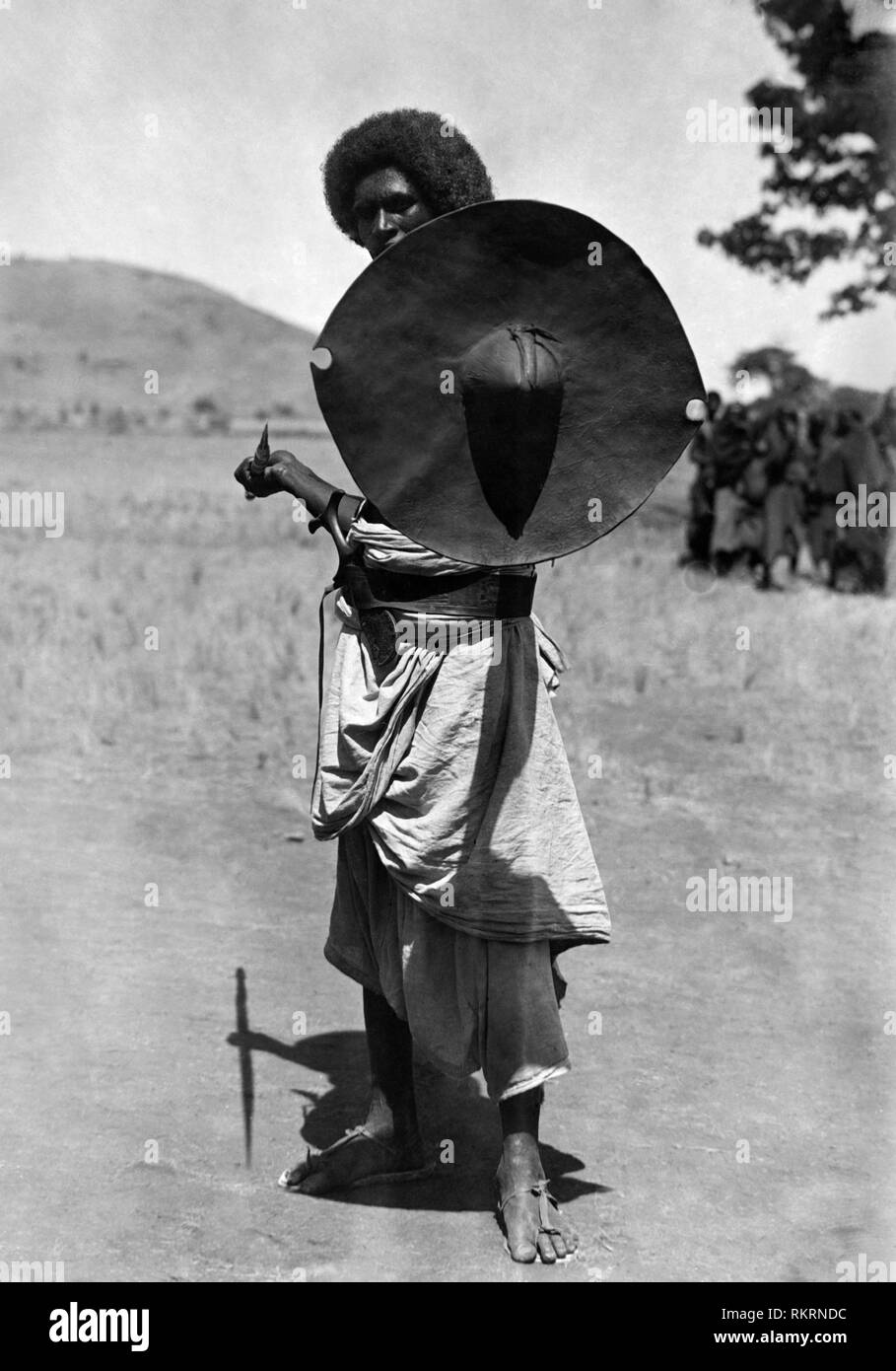 Afrika, Eritrea, Beni Omer, ein junger Muslim von nomadischen Stämmen, 1940 Stockfoto