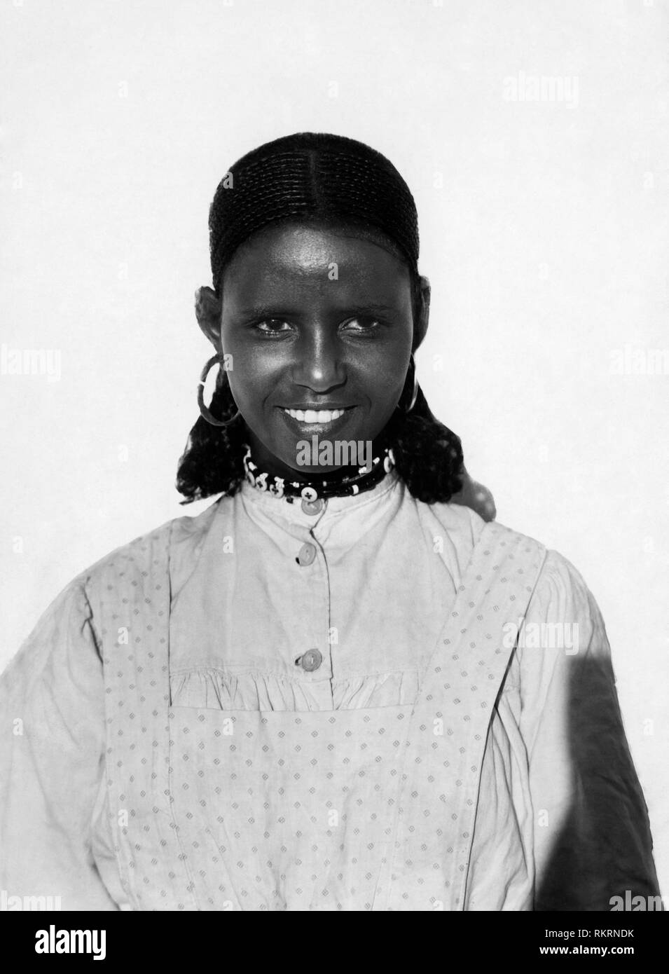 Afrika, Eritrea, eine junge christliche Frau tigrina, 1940 Stockfoto