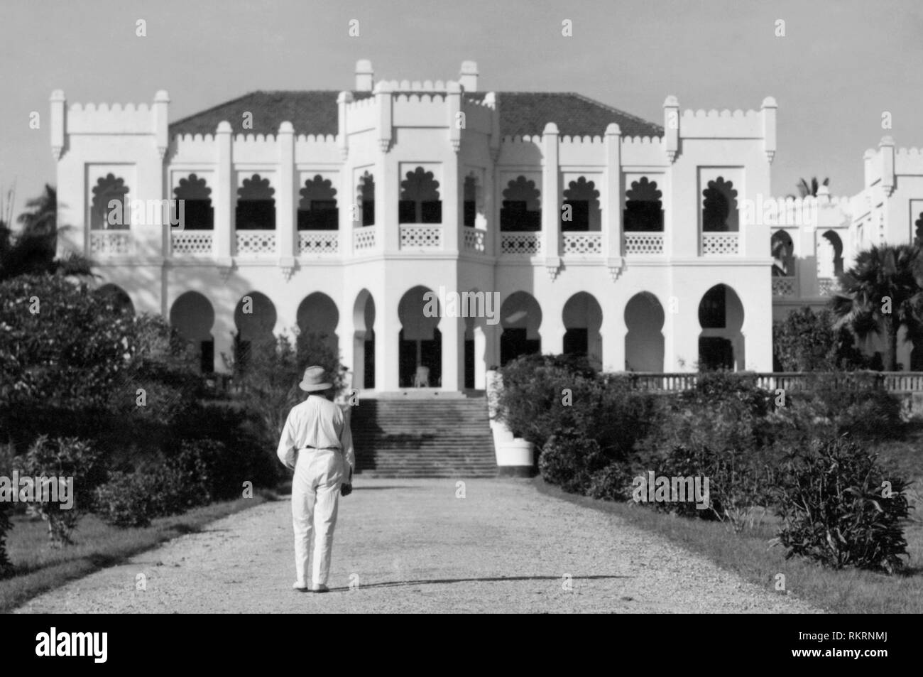 Das Government House, das Dar el Salaam, Tansania, Afrika 1932 Stockfoto