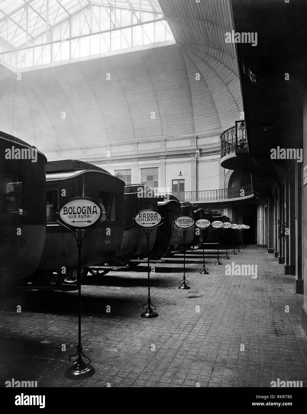 Öffentliche Verkehrsmittel, 1920 Stockfoto