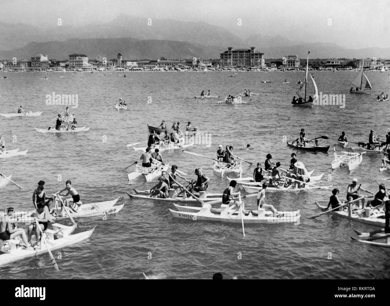 Viareggio, Toskana, Italien 1930-40 Stockfoto