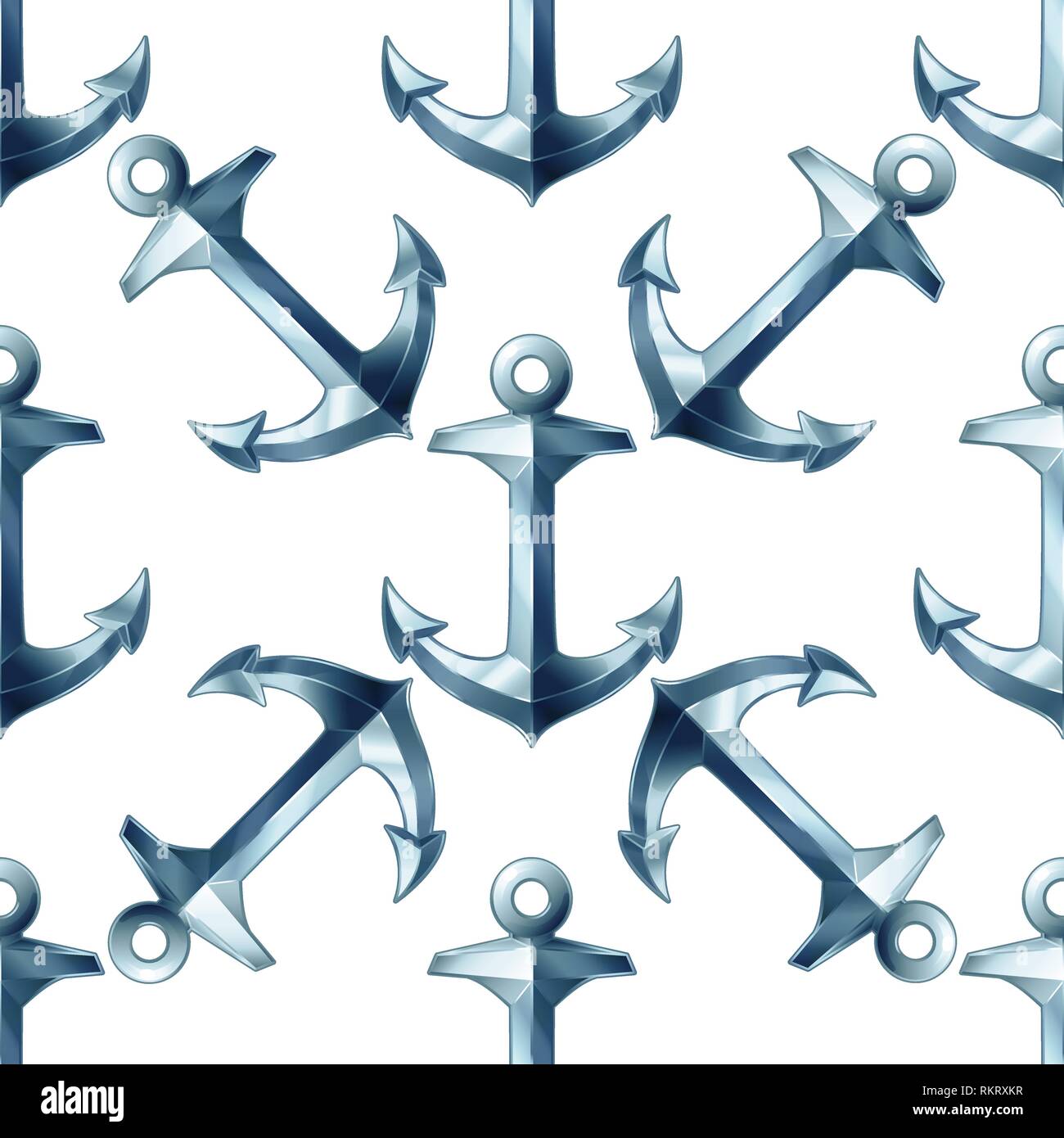 Vektor cartoon nahtlose Muster Meer clip art Stock Vektor