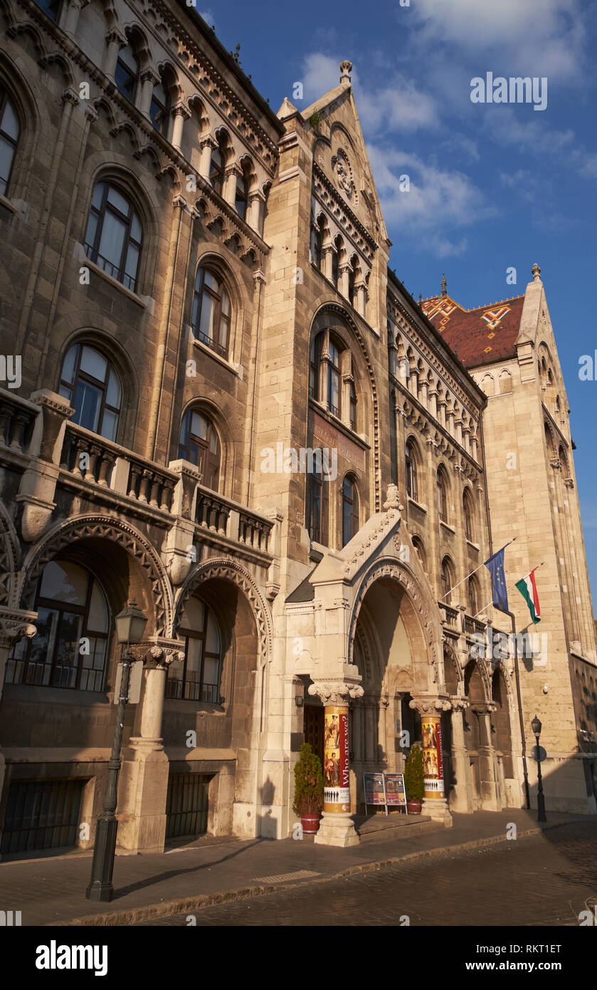 Die nationalen Archive von Ungarn, Budapest, Ungarn. Stockfoto
