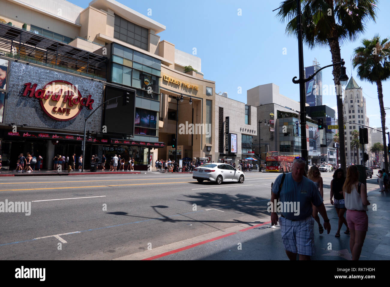 Dolby Theater auf dem Hollywood Boulevard in Los Angeles, Kalifornien, Vereinigte Staaten von Amerika. Berühmte amerikanische Stadt an der US-Westküste. Film und Film Indus Stockfoto