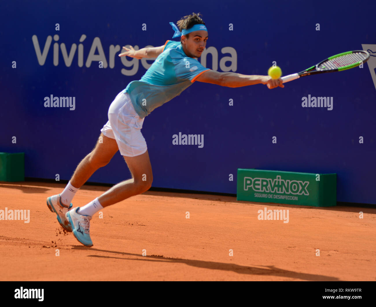 Tennis Player Lorenzo Sonego Italien Argentinien Open 2019 Stockfotografie Alamy