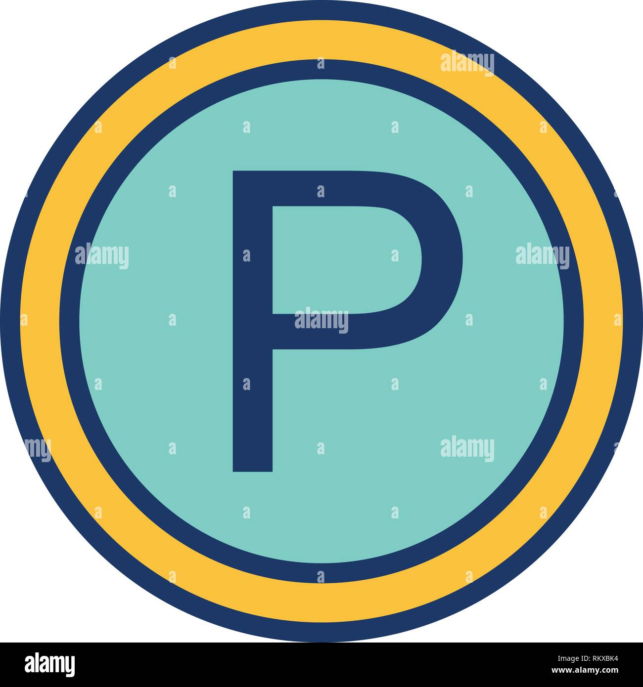 Vektor Parkplatz Symbol Zeichen Symbol Vektor Illustration für den privaten  und gewerblichen Gebrauch... Reinigen Sie trendige Symbol  Stock-Vektorgrafik - Alamy