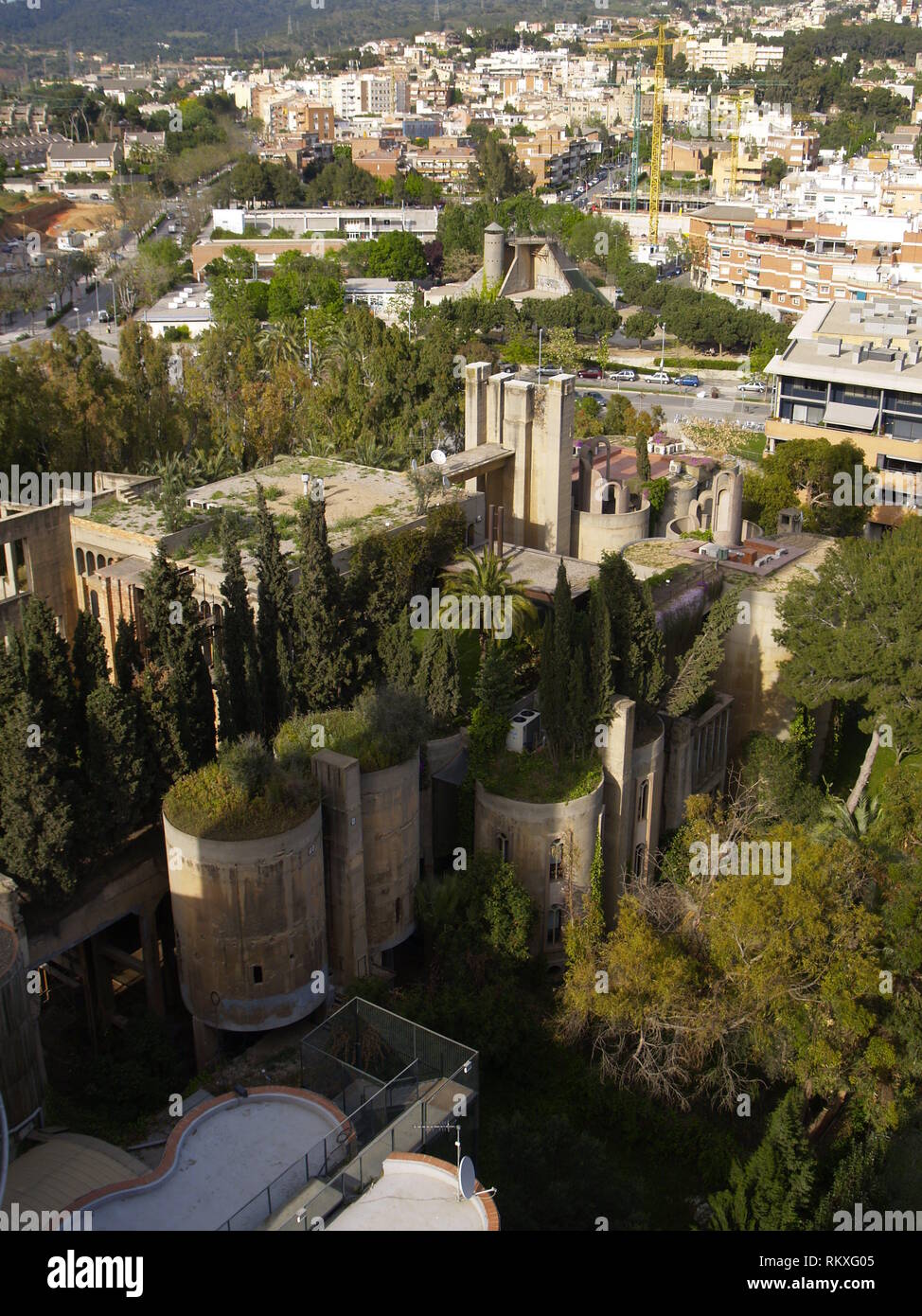 Barcelona, Ricardo Bofill, Taller de Arquitectura Stockfoto