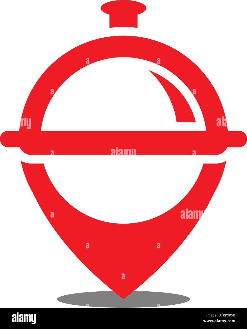 Logo der Restaurantgastronomiestelle Stock Vektor