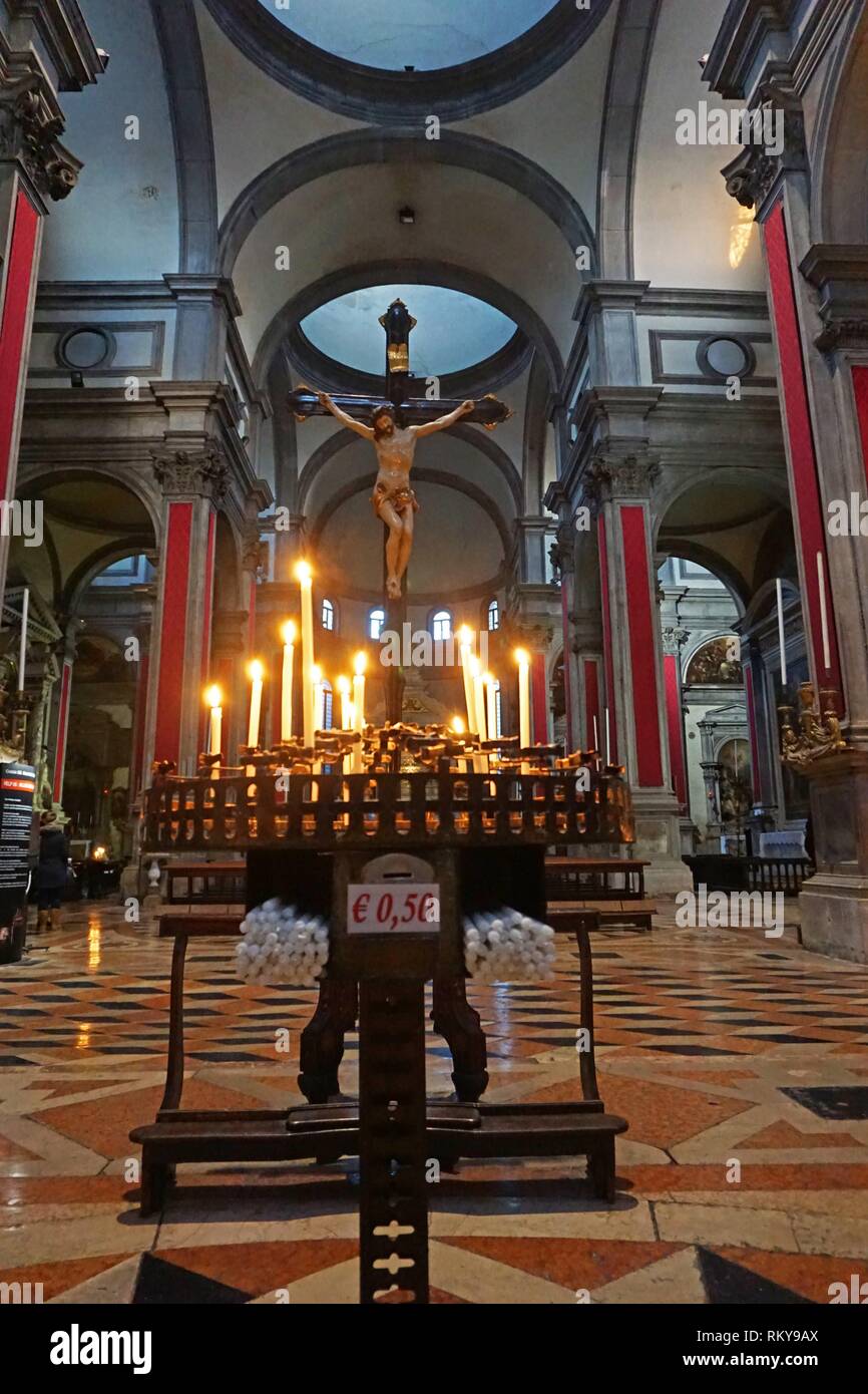 Kirche San Salvador. Venedig, Italien, Europa Stockfotografie