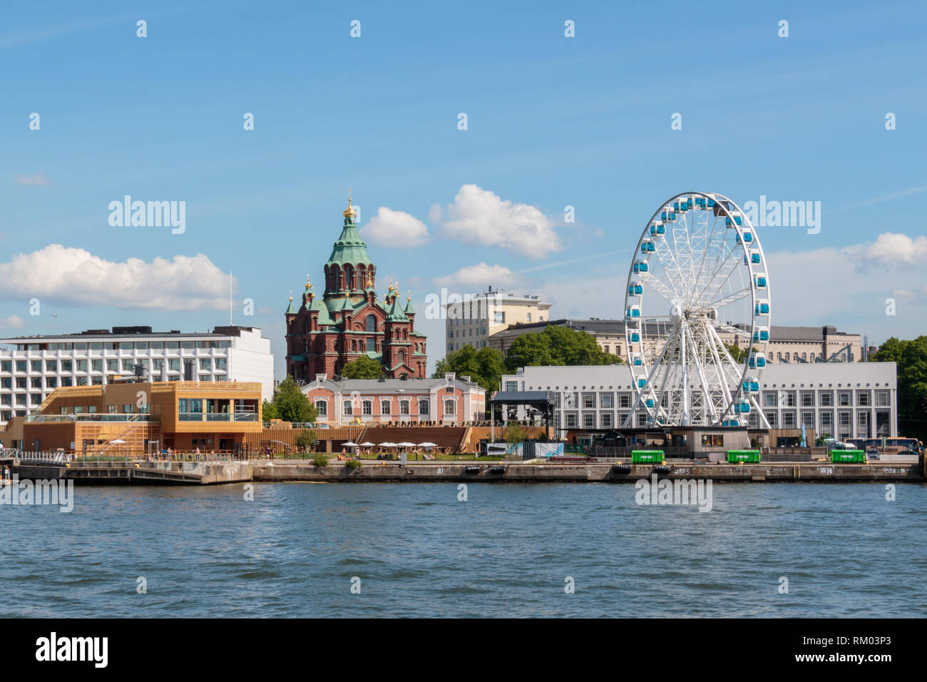 Entdecken Sie Dinge in Helsinki, Finnland, Stadt des Designs zu tun. Helsinki ist Teil der UNESCO Creative Cities Network. Stockfoto