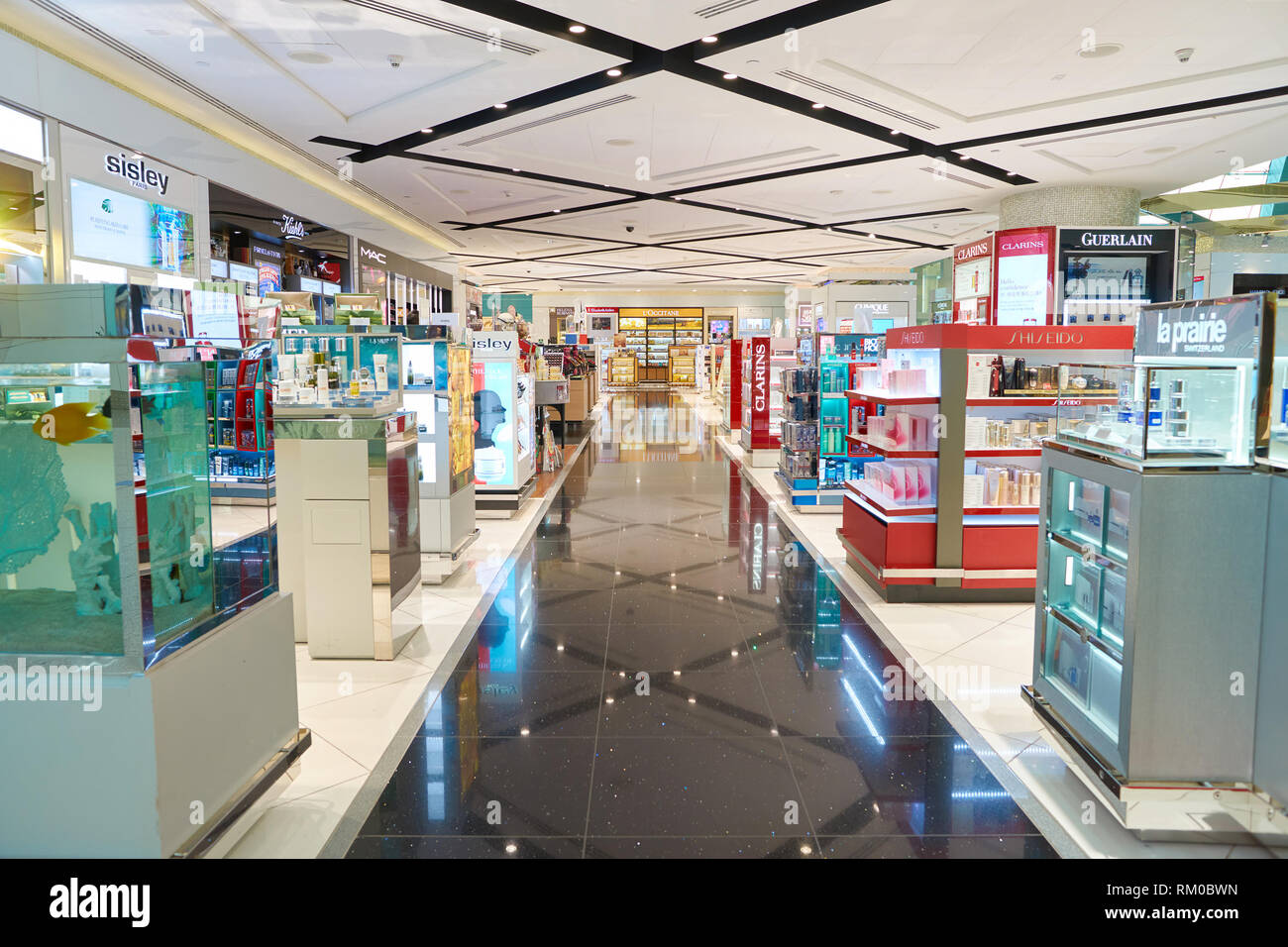 DUBAI, VAE ca. November 2016 Pflicht am Dubai International Airport. Es ist die primäre