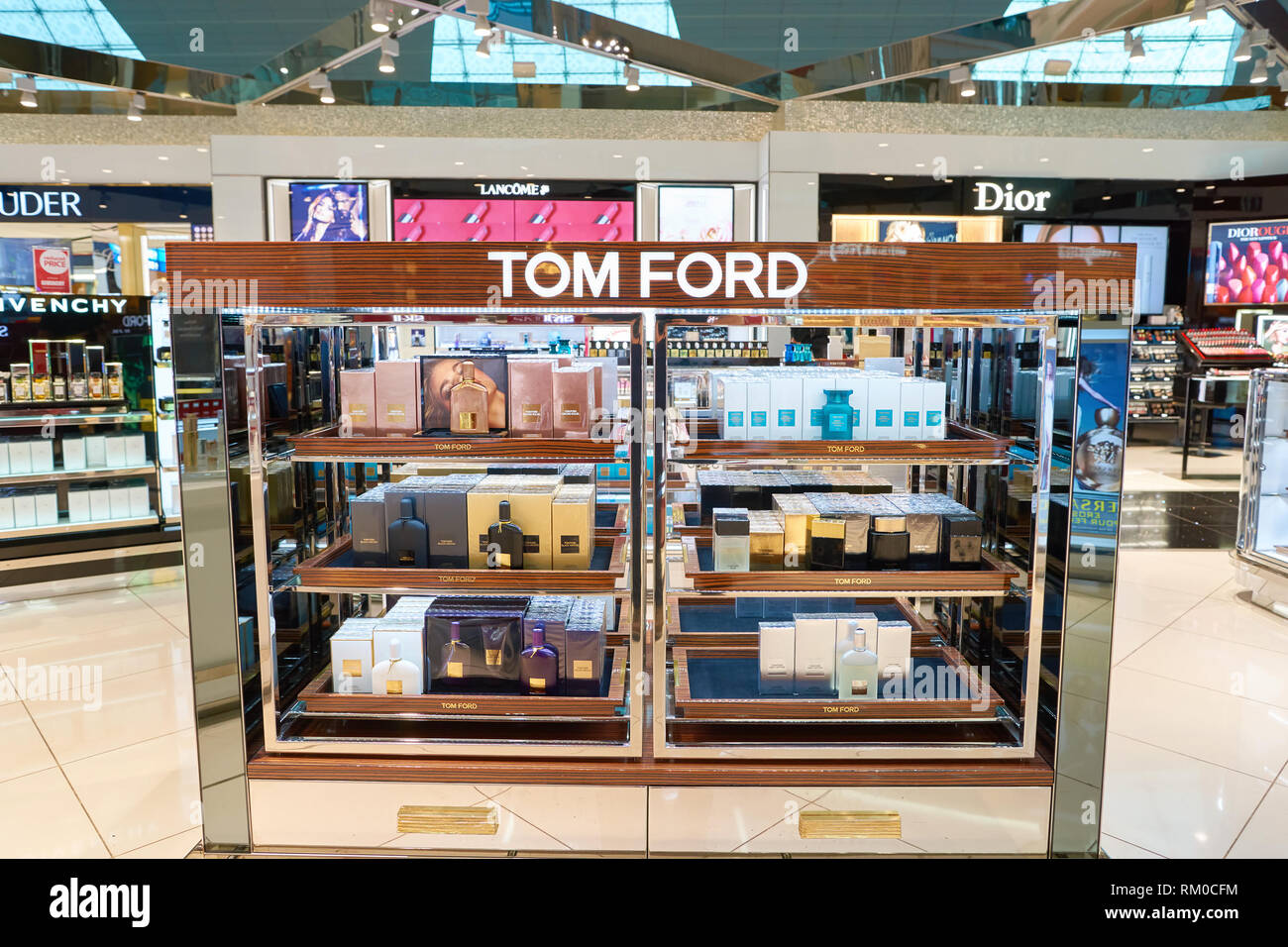 DUBAI, VAE ca. November 2016 Pflicht am Dubai International Airport. Es ist die primäre