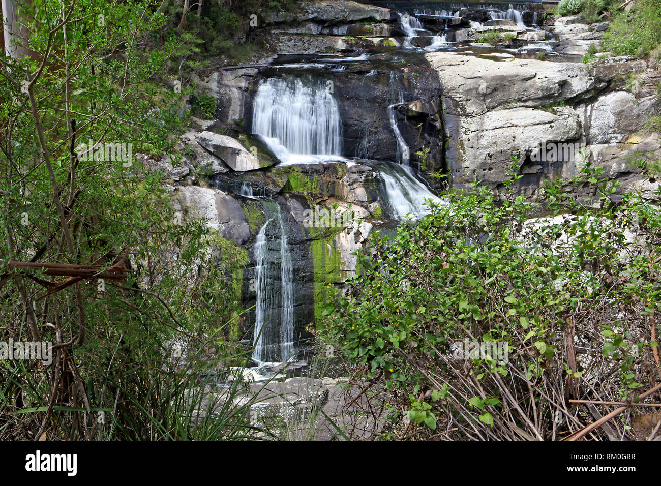 Besuchen sie Australien. Ansichten und scenics von Australien. Agnes fällt im Hazel Park, Victoria, Australien Stockfoto