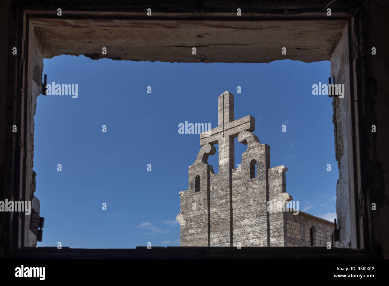 Verlassene leprakranken Dorf in Abades, Teneriffa Süd Stockfoto