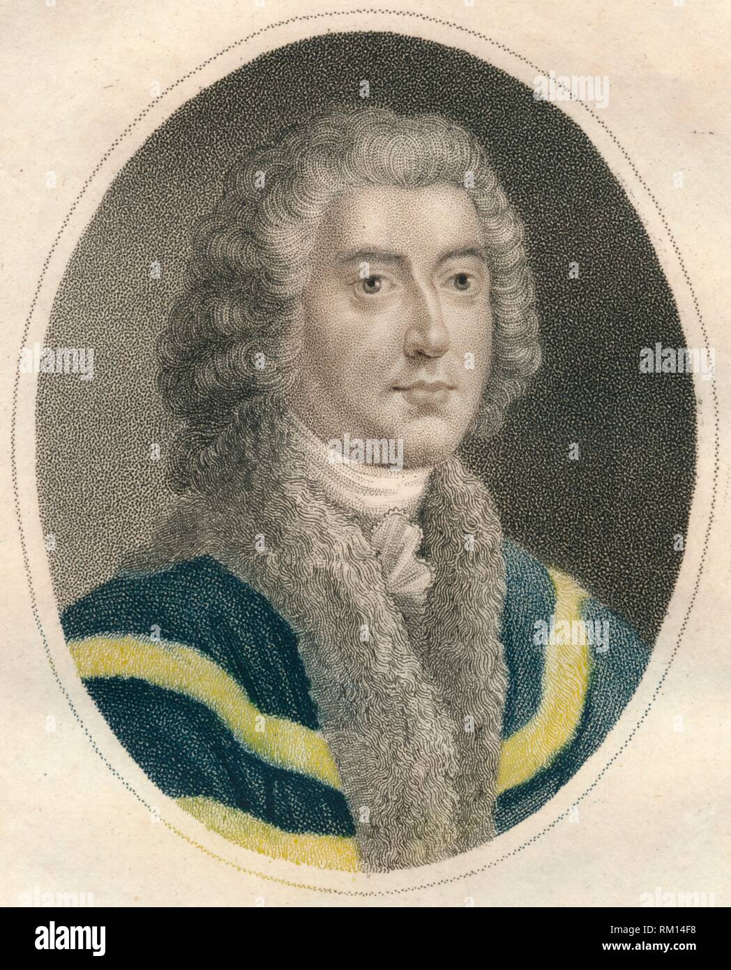 "Pitt, Earl of Chatham; 1766", (1824). Schöpfer: J Chapman. Stockfoto