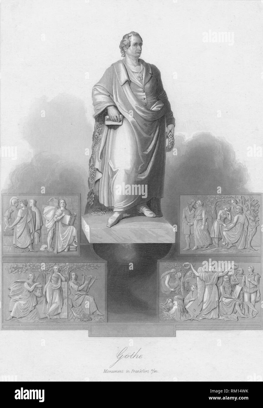 "Göthe", Mitte - Ende des 19. Jahrhunderts. Schöpfer: Albert Henry Payne. Stockfoto