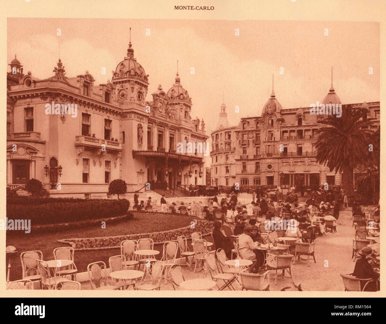 "Das Casino und Hotel de Paris, Monte Carlo', 1930. Schöpfer: Unbekannt. Stockfoto