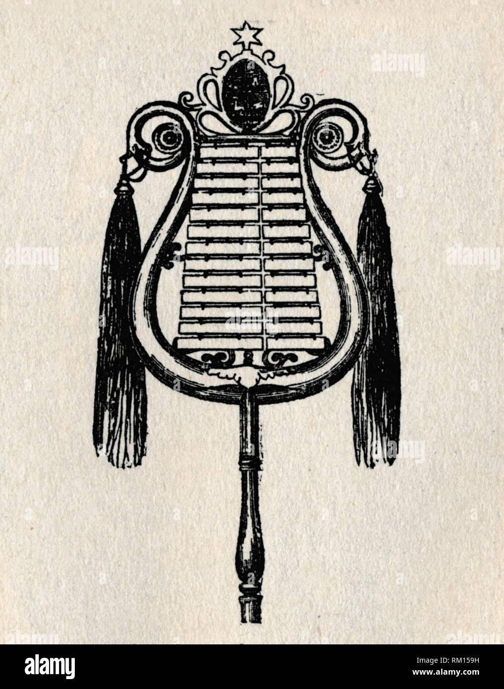 "Glockenspiel (Glockenspiel)", 1910. Schöpfer: Unbekannt. Stockfoto