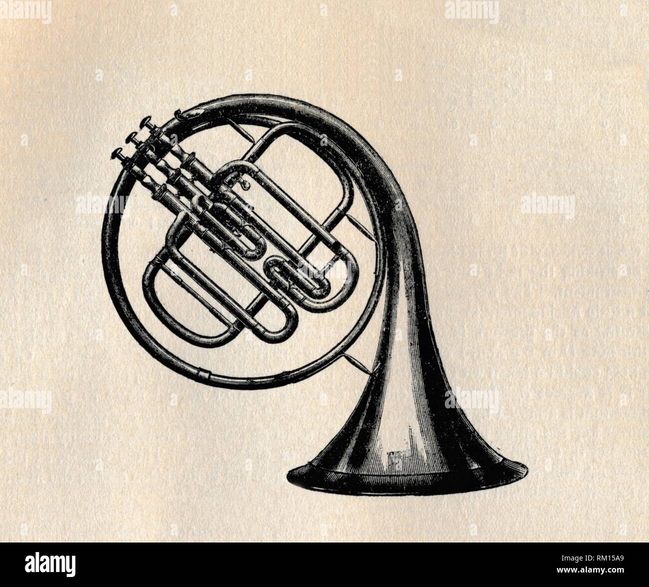 "Das Horn", 1895. Schöpfer: Unbekannt. Stockfoto