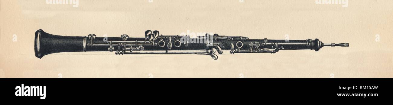 'Oboe', 1895. Schöpfer: Unbekannt. Stockfoto