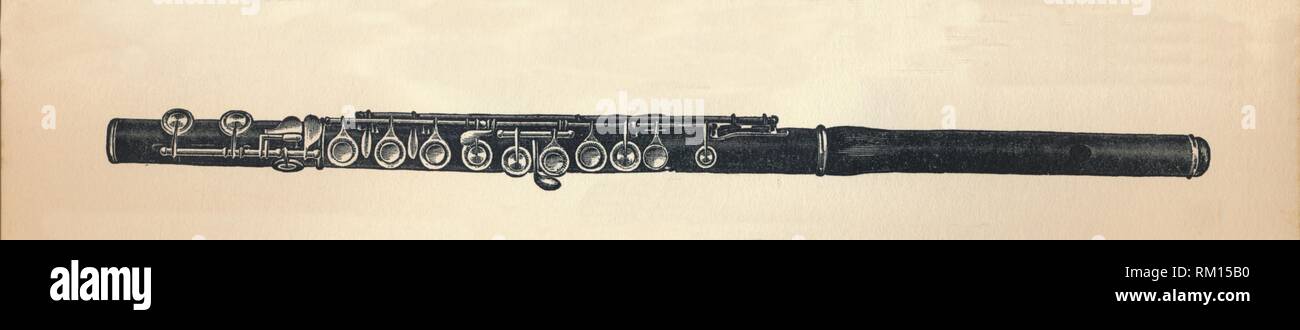 'Flöte', 1895. Schöpfer: Unbekannt. Stockfoto
