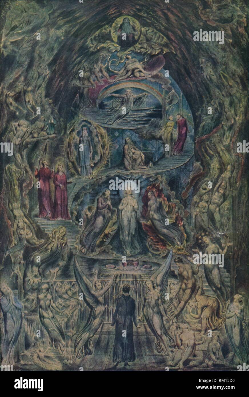 'Allegorie', c 1820-1825, (1922). Schöpfer: William Blake. Stockfoto