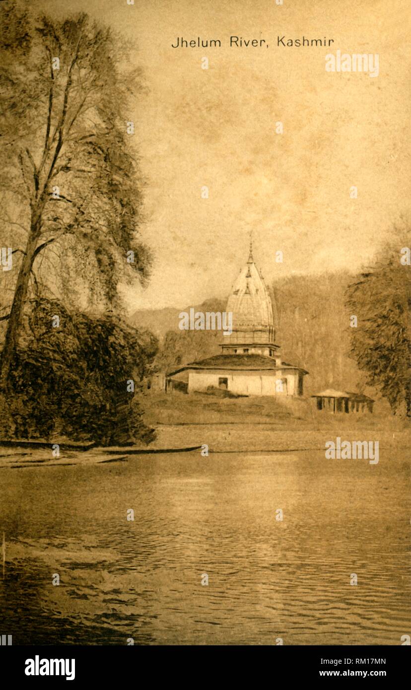 "Jhelum Fluss, Kaschmir', c 1918 - c 1939. Schöpfer: Unbekannt. Stockfoto