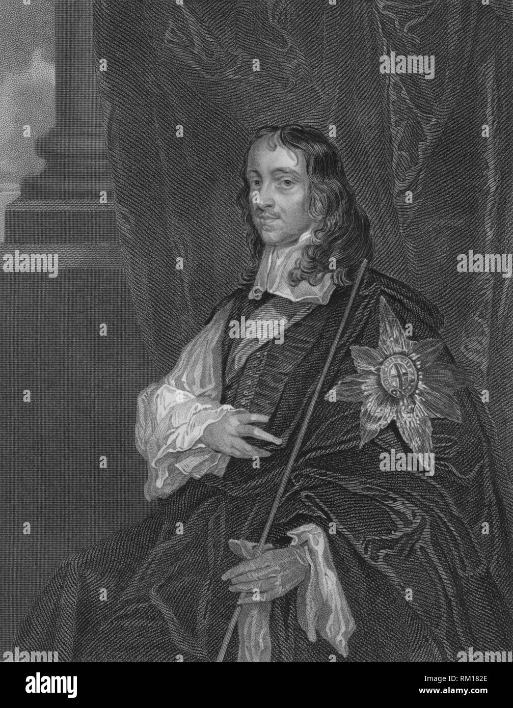 'Thomas Wriothesley, Earl of Southampton', c 1661, (Anfang - Mitte des 19. Jahrhunderts). Schöpfer: H Robinson. Stockfoto