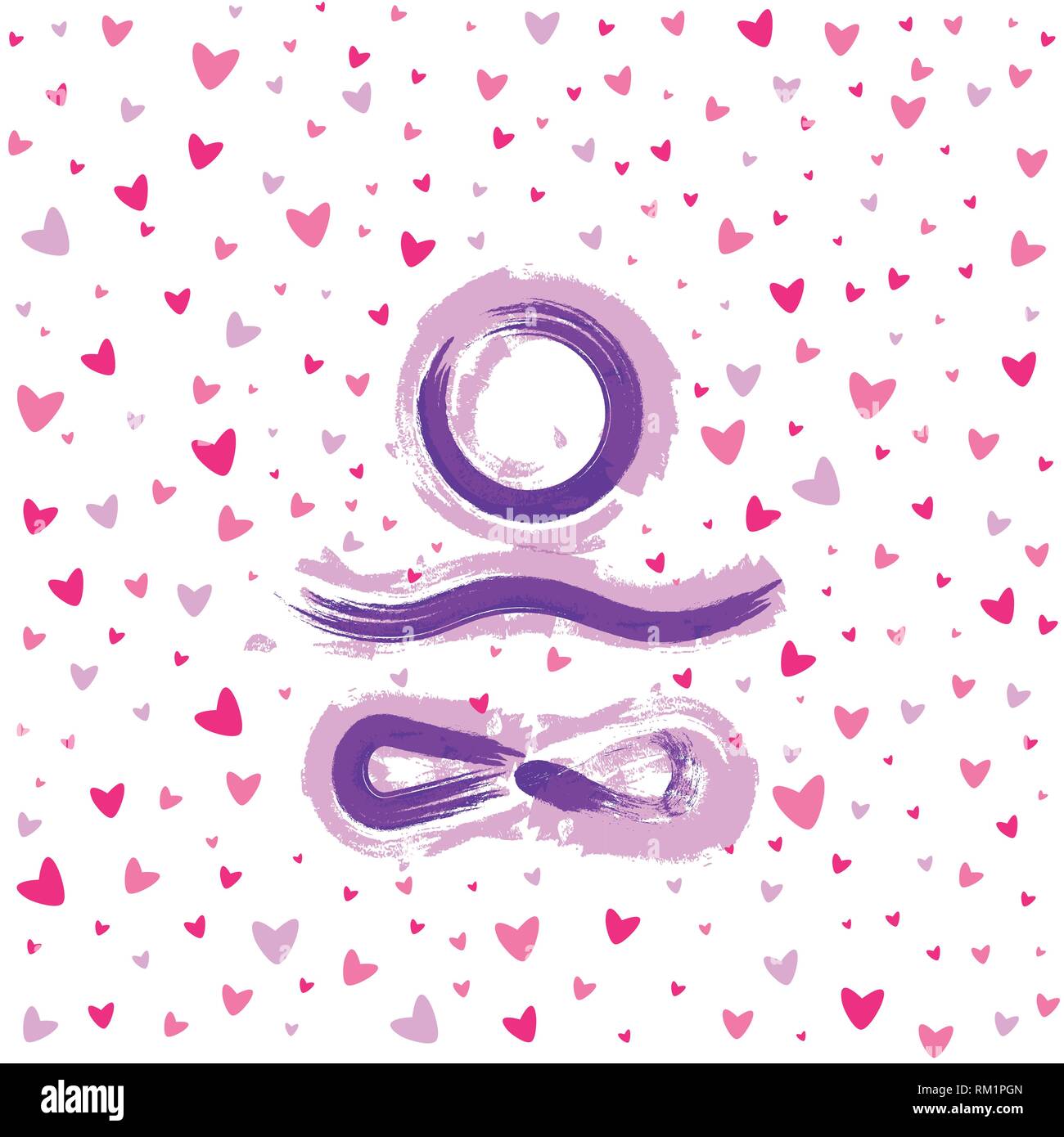 Lotus Position. Harmonie, entspannen. Vector Illustration. EPS 10. Stock Vektor