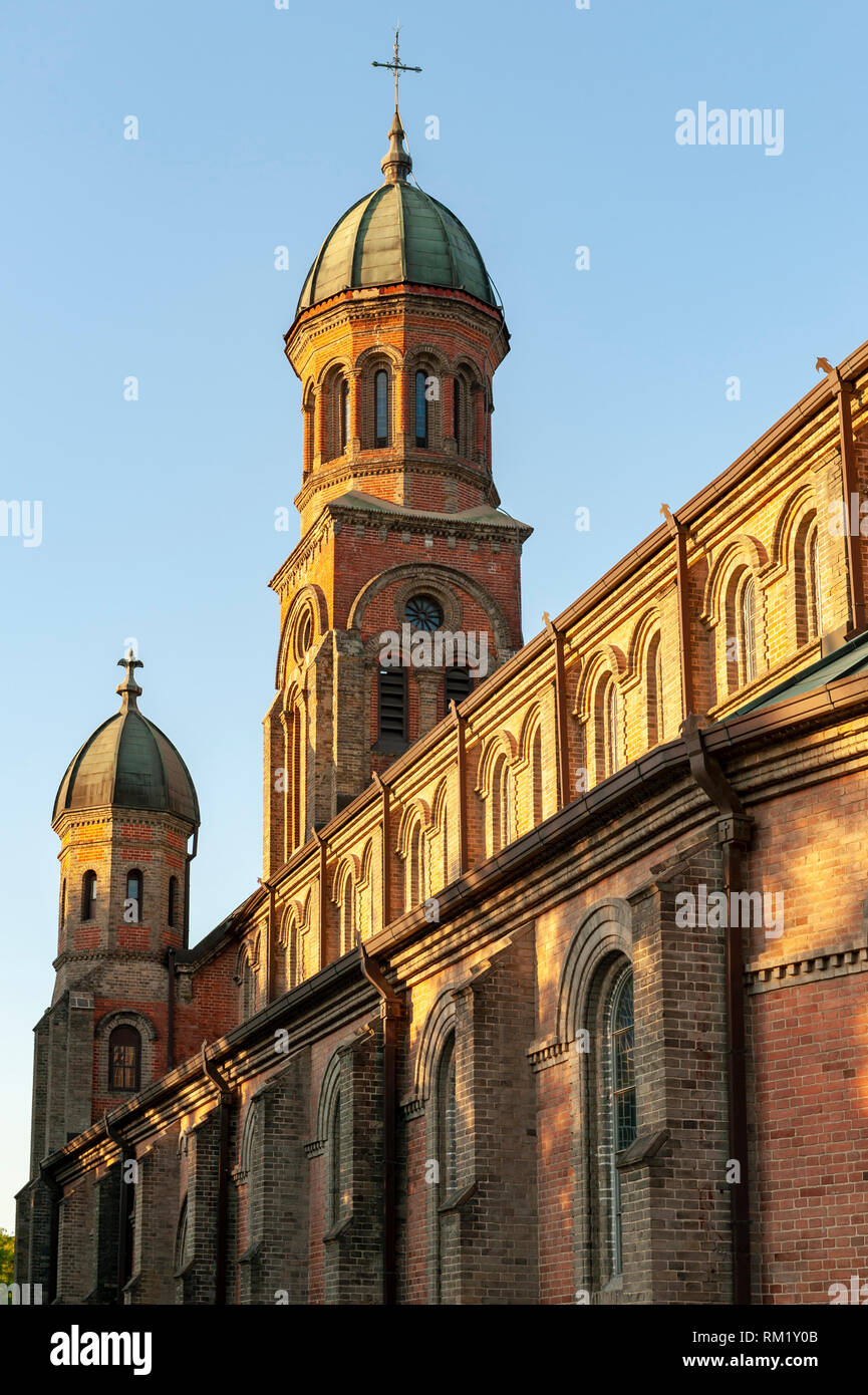 Jeondong katholischen Kirche, einem historischen Ort in der Nähe von Jeonju Hanok Dorf in der Stadt Jeonju, Südkorea Stockfoto