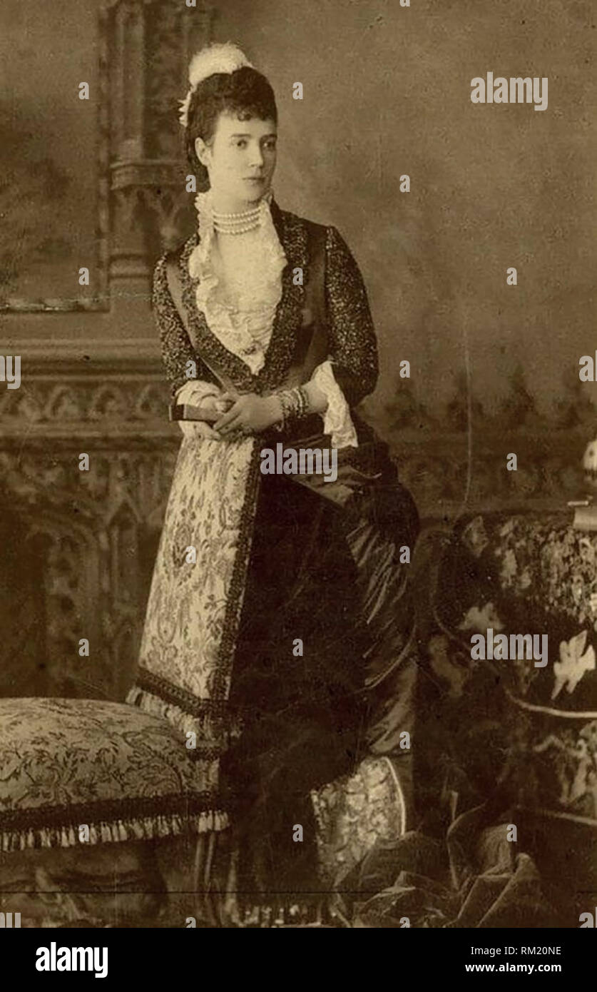 Kaiserin Maria Fjodorowna von Russland, ca. 1886 Stockfoto