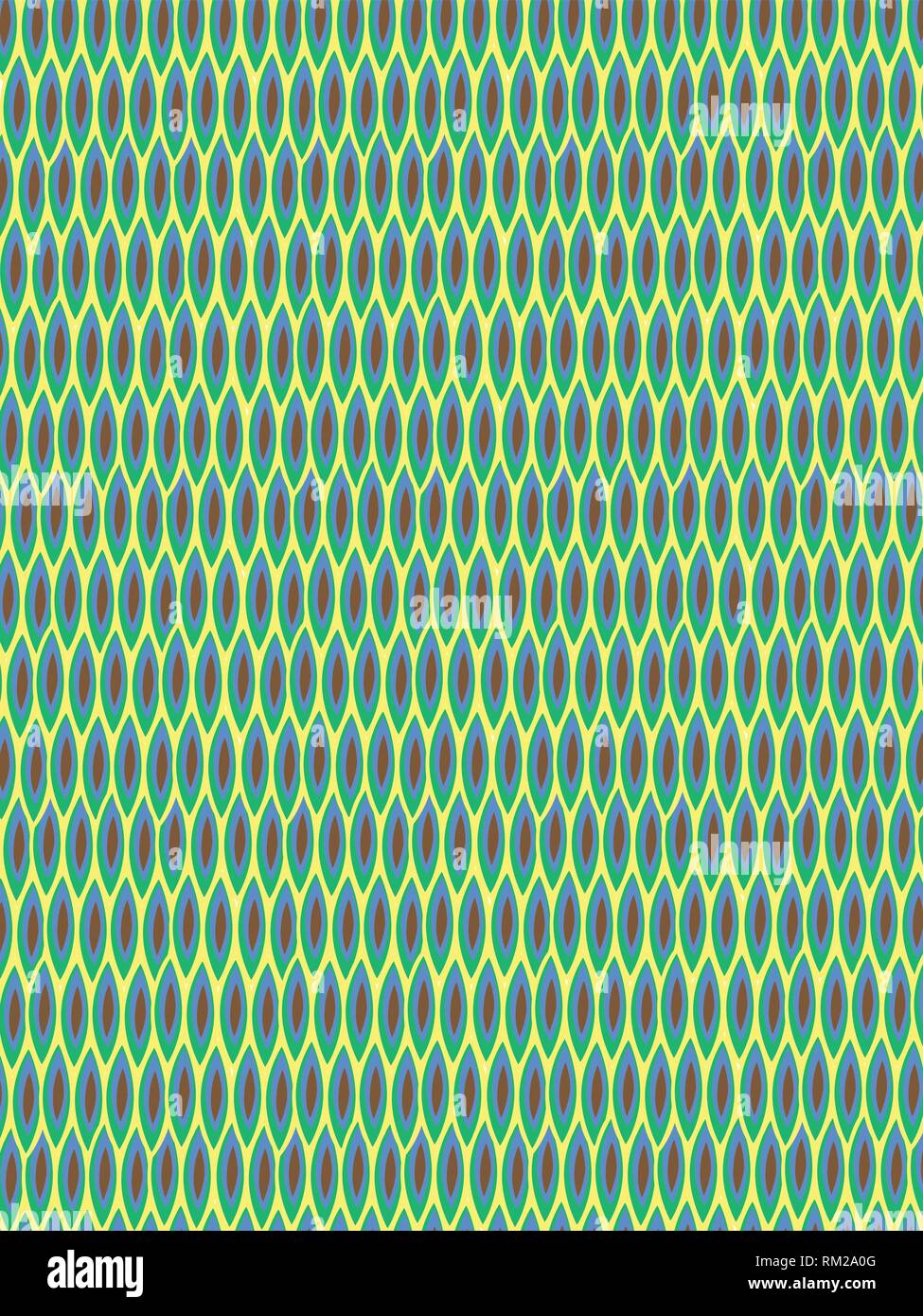 Abstrakte bunte geometrische Muster Form der Hintergrund. Kreative Inspiration und Design von Vector Art. Stock Vektor