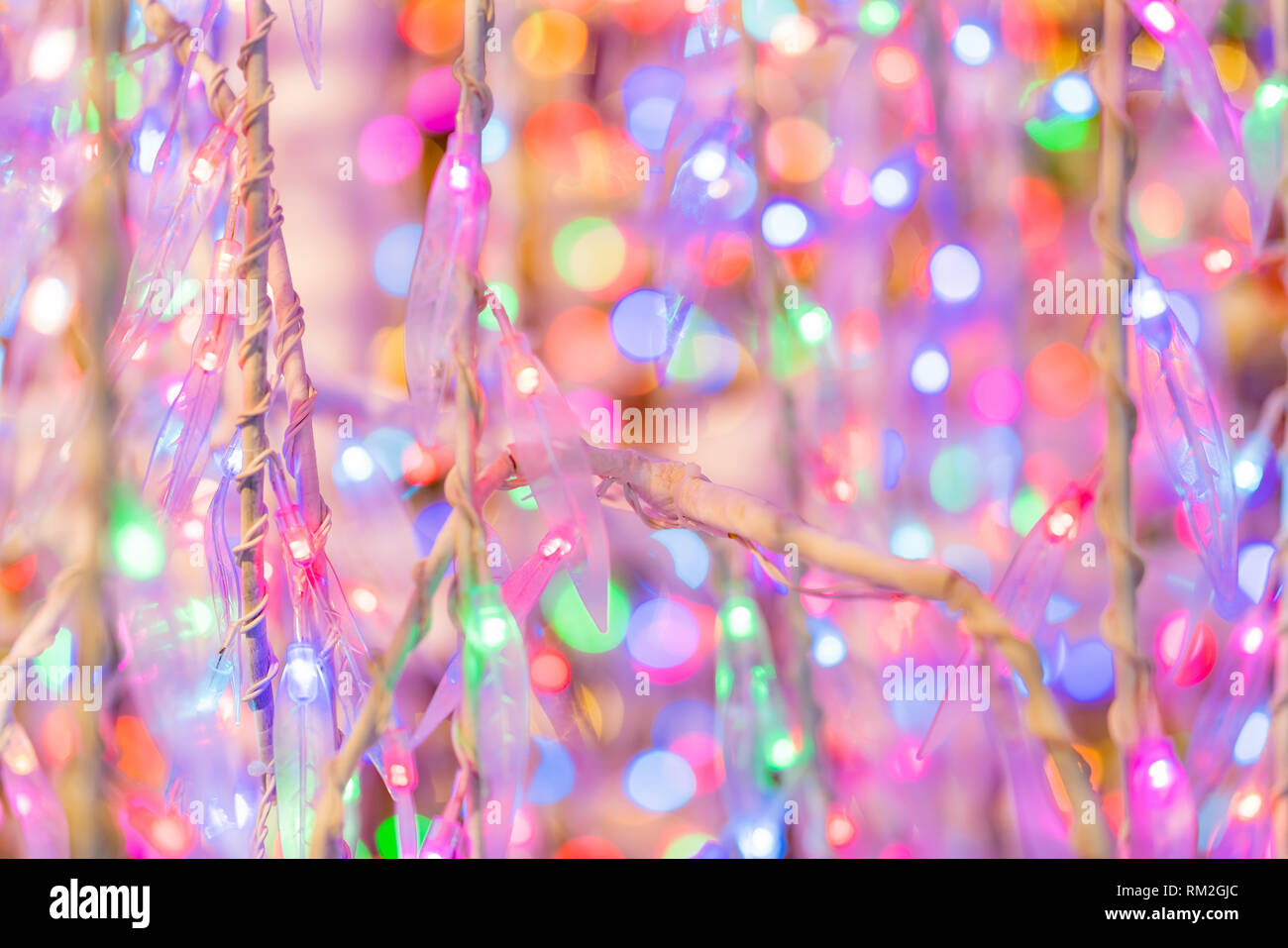 Nahaufnahme von einige schöne Weihnachtsbeleuchtung, in Quebec, Kanada Übersicht Stockfoto Nahaufnahme von einige schöne Weihnachtsbeleuchtung, in Quebec, Kanada Übersicht Stockfoto