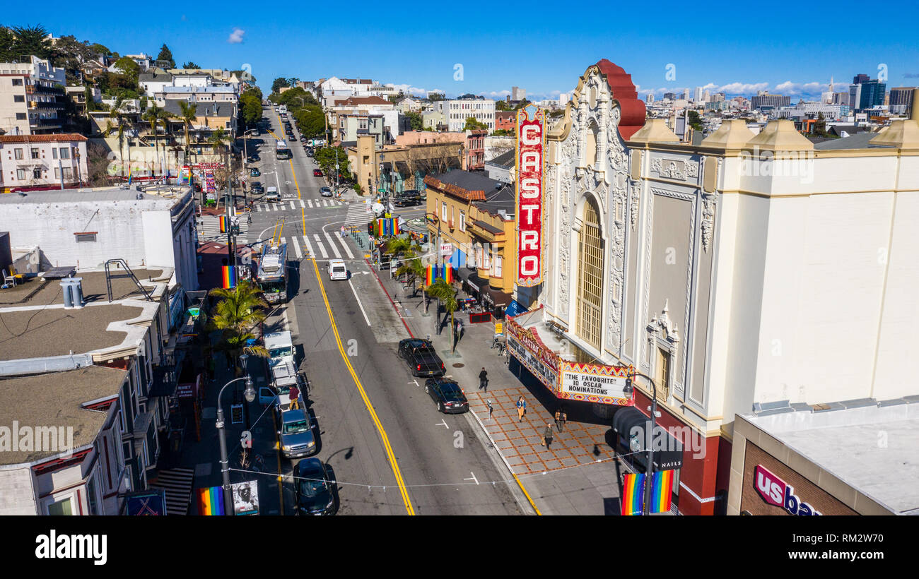 Die Castro, Theater, San Francisco, CA, USA Stockfoto