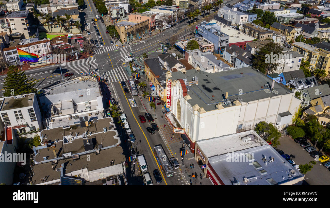 Die Castro, Theater, San Francisco, CA, USA Stockfoto