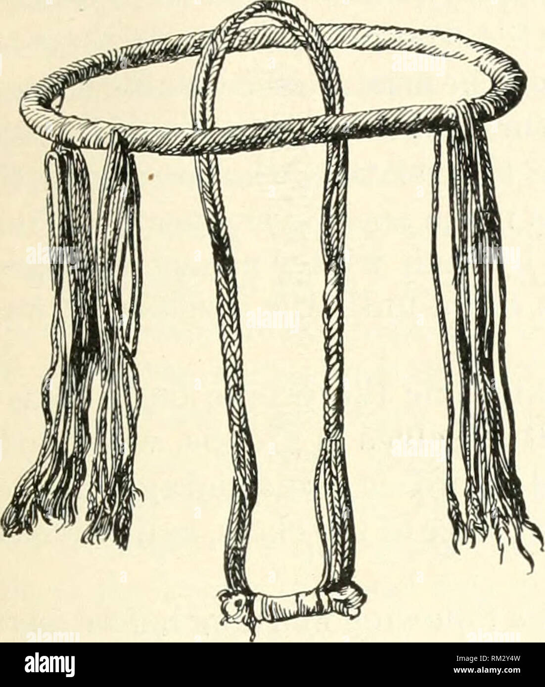 . Jahresbericht des Verwaltungsrats der Smithsonian Institution. Smithsonian Institution; Smithsonian Institution. Archive; Entdeckungen in der Wissenschaft. Die KWAKIUTL Indianer. 503. Abb. 152. Hals RING DER MA'M AQ' A. La'Lasiqoala. I'A, Nr. SHfi.' Ich, Royal ethnographische Museum, leeted durch F.Boas. und damit zur Vorbereitung Wina" lag - ilis zu erfüllen. Zu dieser Zeit ist die Winter-tanz Pfeifen sind zum ersten Mal hörte. Diese Pfeifen sind die Stimmen der Geister der Winter Tanz. Wenn er zum ersten Mal hörte, sie erscheinen weit vom Haus entfernt in nördlicher Richtung zu sein. Das zweite Mal als Sie neare kommen Stockfoto