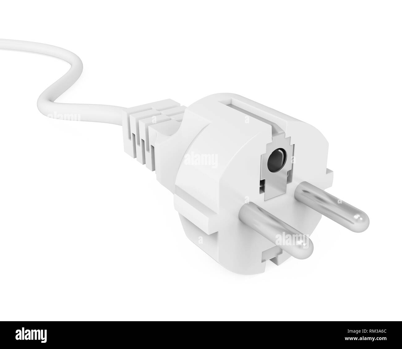 Stecker isoliert Stockfoto