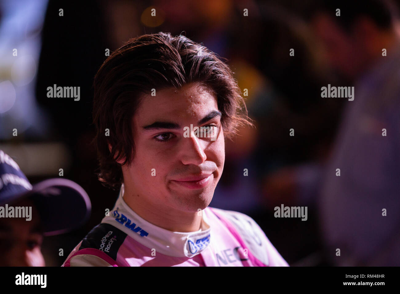 Toronto, Kanada 13 Feb, 2019. Punkt SportPesa Racing F1-Team starten Sie Ihre 2019 Auto und beklebung am John bassett Theater in Toronto, Kanada. Credit: Gary Hebding Jr/Alamy leben Nachrichten Stockfoto