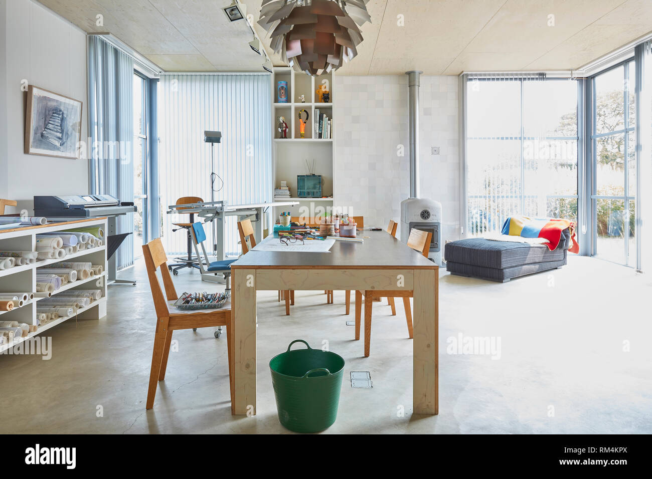 Piet Oudolf an seinem hummelo Garten. Ich habe viele mehr von seinem schönen Garten, das ist nur eine kleine Auswahl. Stockfoto