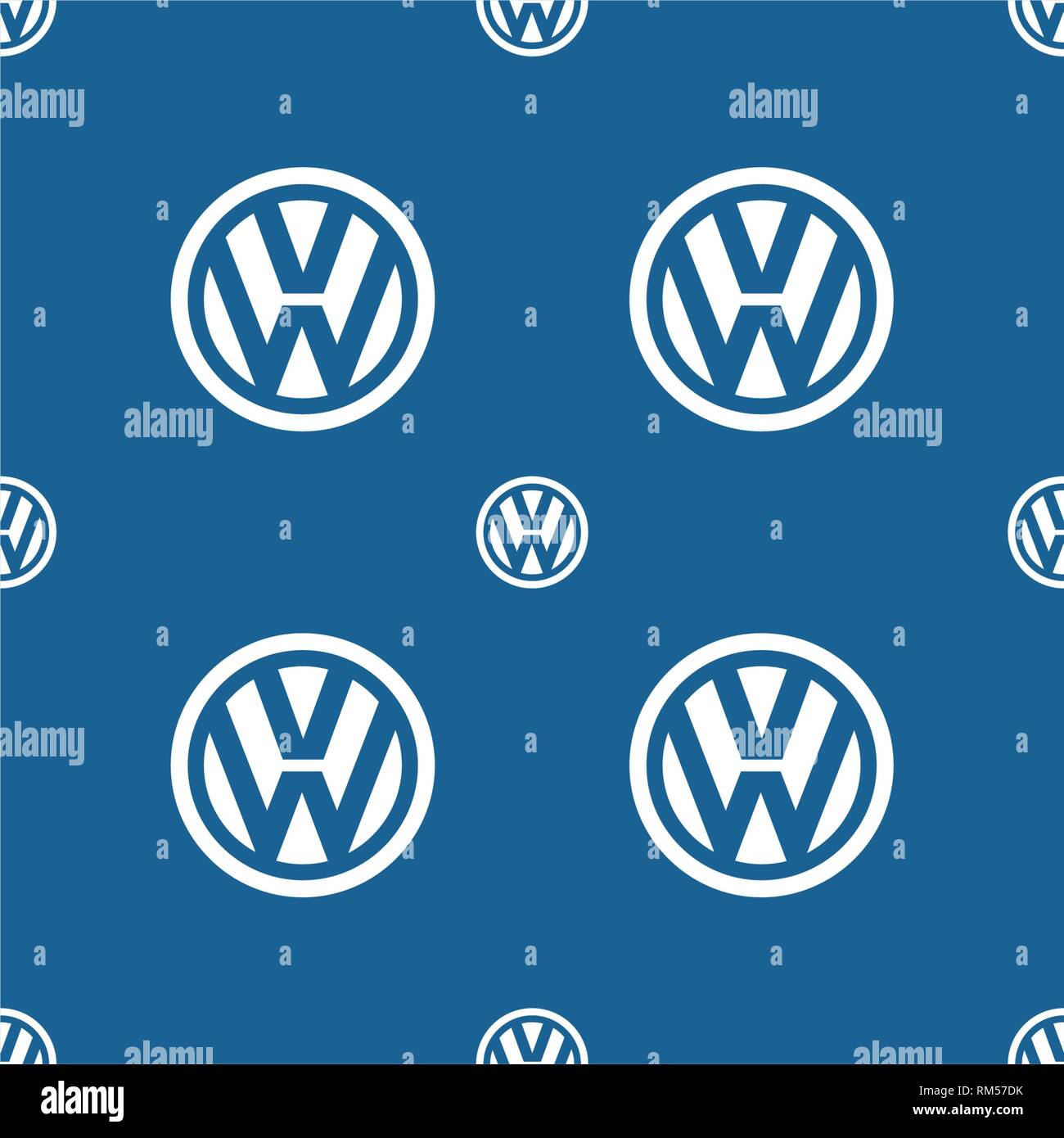 Volkswagen Auto Emblem Stock Vektor