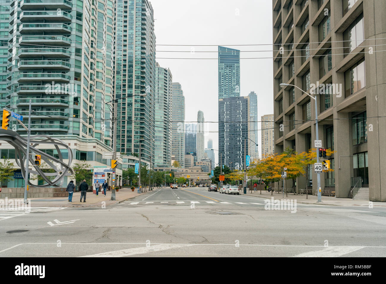 Toronto, OKT 6: Außenansicht der moderne Residenz Gebäude am Okt 6, 2018 in Toronto, Kanada Stockfoto