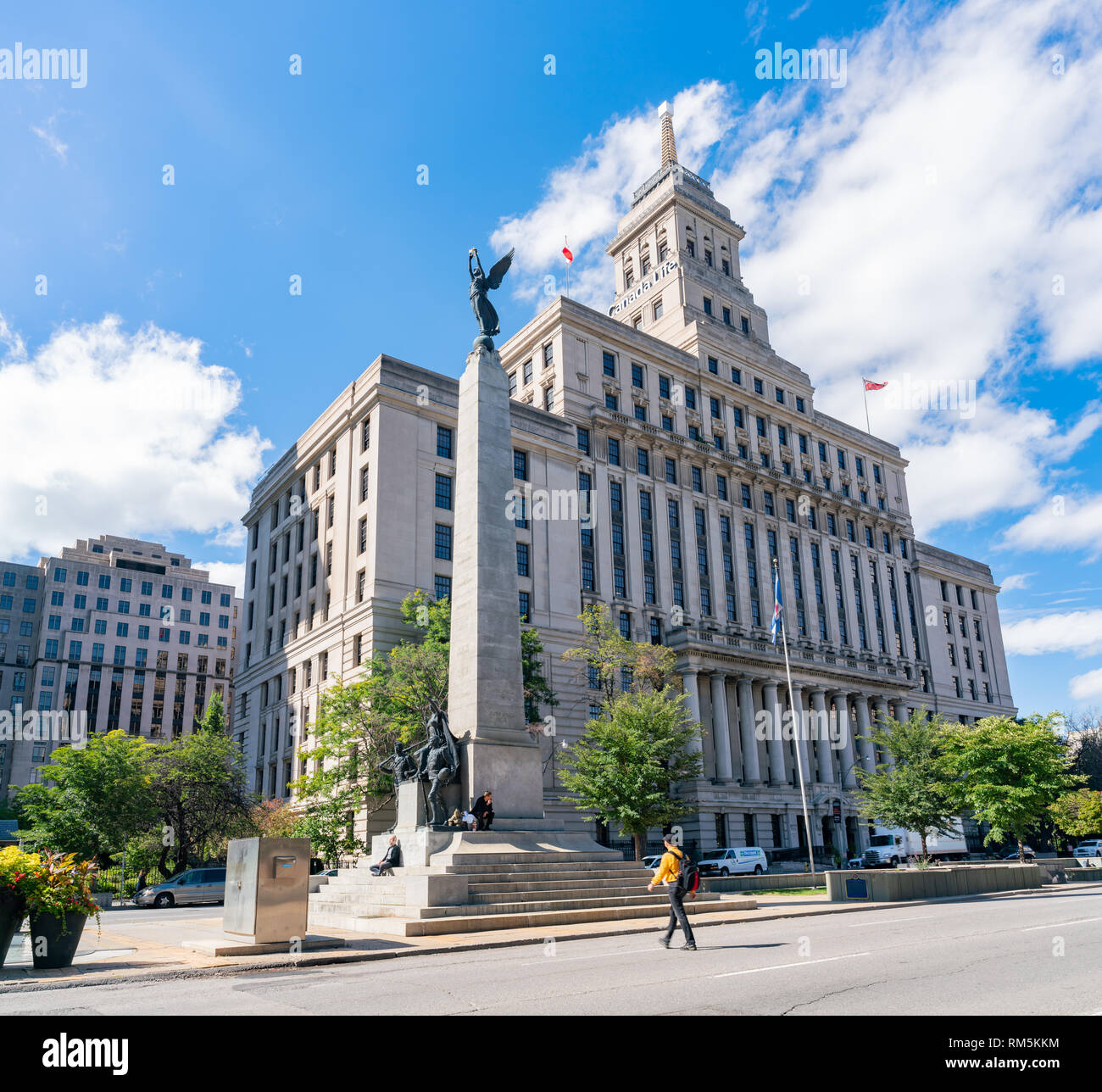 Toronto, 29.September: Außenansicht der Canada Life Gebäude am 29.Sep, 2018 in Toronto, Kanada Stockfoto