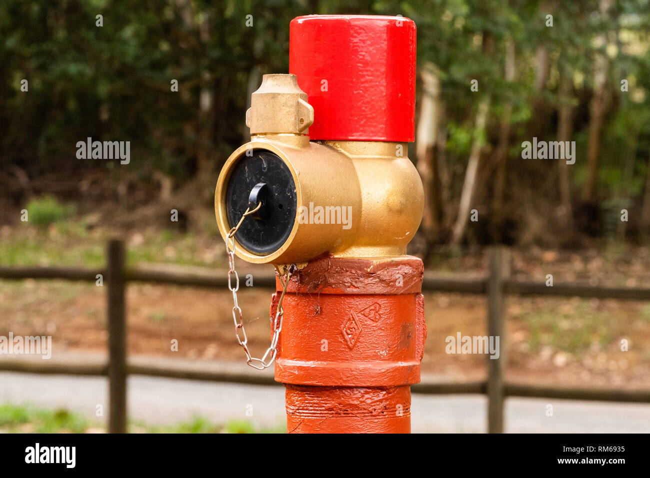 Ein Hydrant in Südafrika. Stockfoto