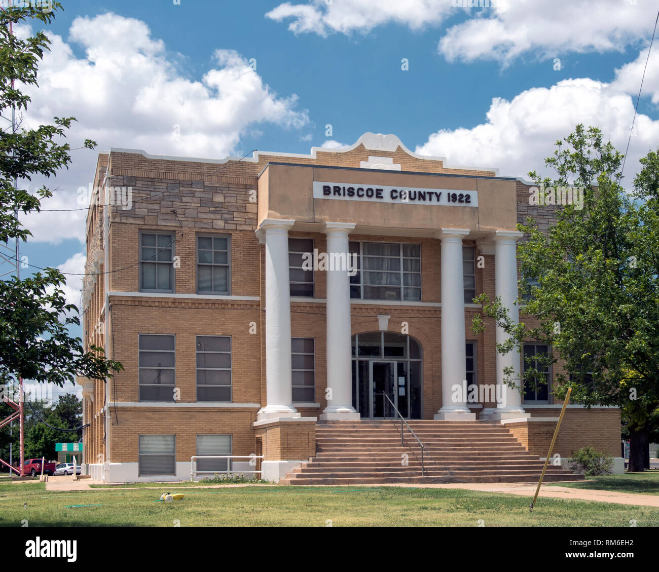 Briscoe County Courthouse - Silverton, Texas Stockfoto