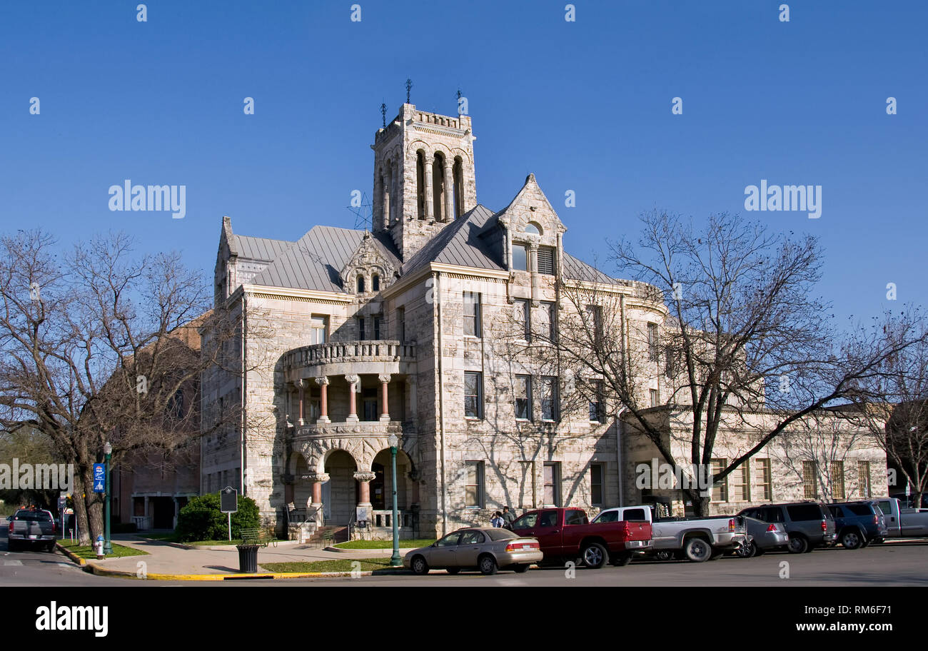 Comal County Courthouse - New Braunfels, Texas Stockfoto