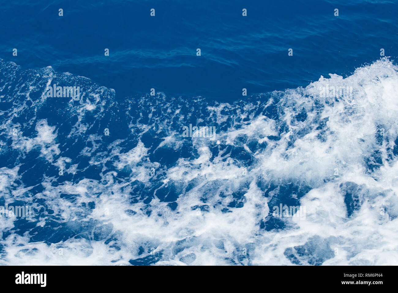 Schäumende Meer Wasser Stockfoto