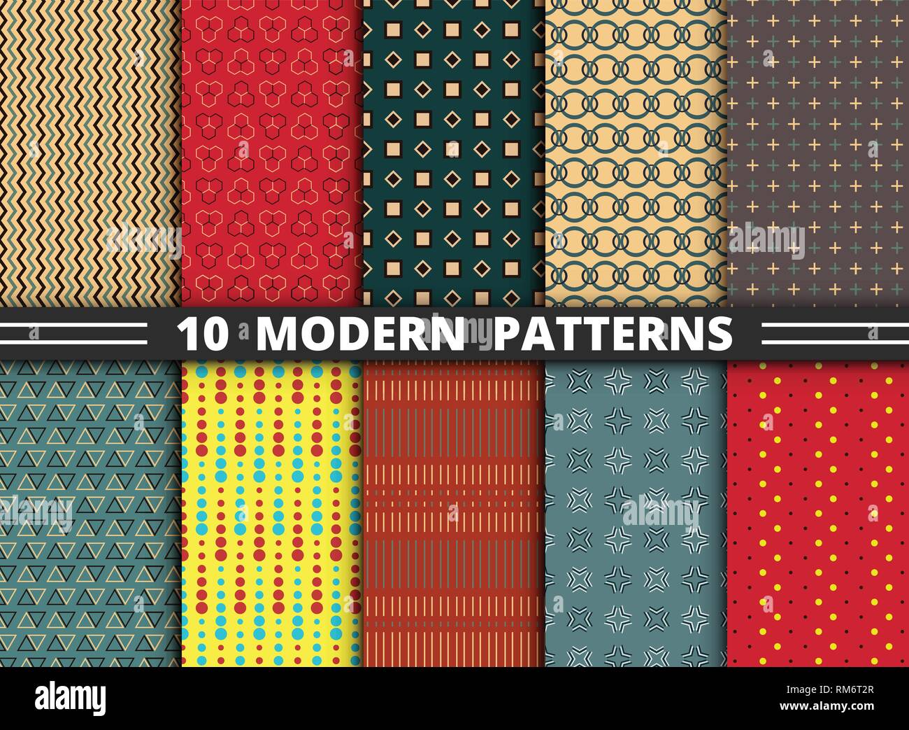 Abstrakte, modernes, stilvolles Design Pattern der geometrischen bunten Hintergrund. Vector EPS 10. Stock Vektor